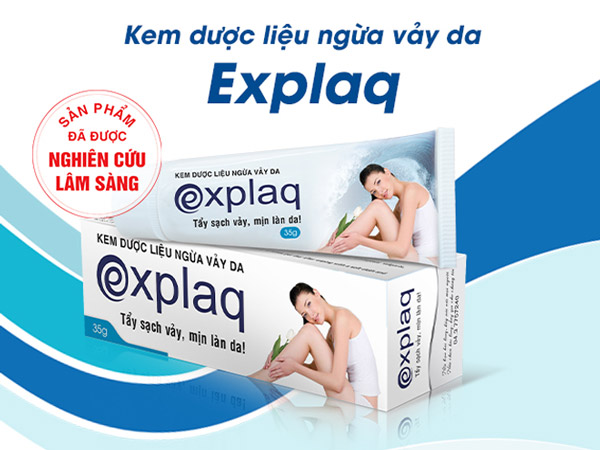 Kem bôi Explaq hỗ trợ cải thiện bệnh vảy nến